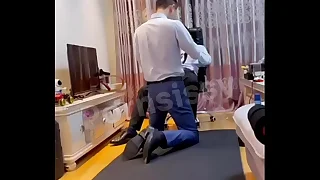 Couple Gay Twink Asian Amateur Handsome Chubby Cock Screwing